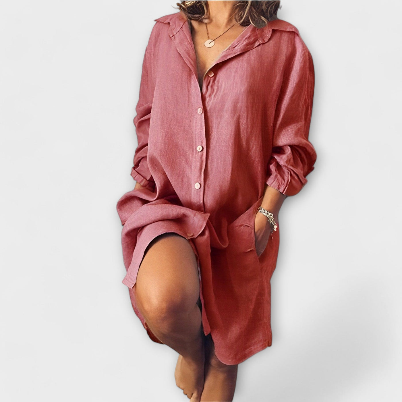 Raquel - Blusa de linho casual